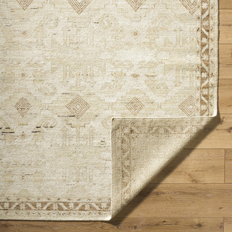 Agora Handmade Wool Ikat Area Rug, Rectangle 12' x 15'