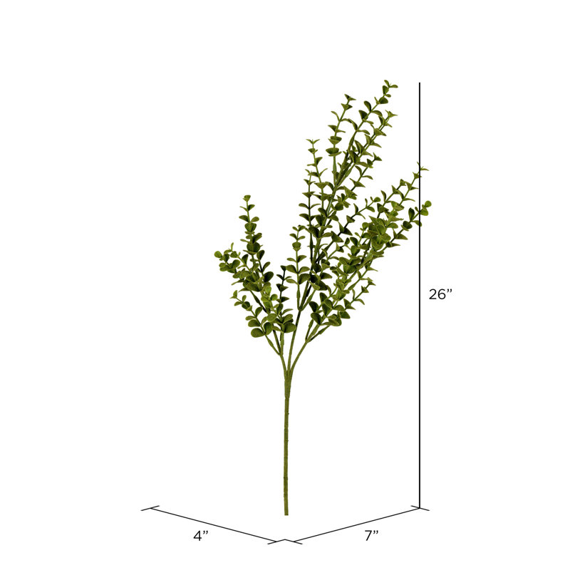 Ensemble de 4 branches d'eucalyptus artificiel