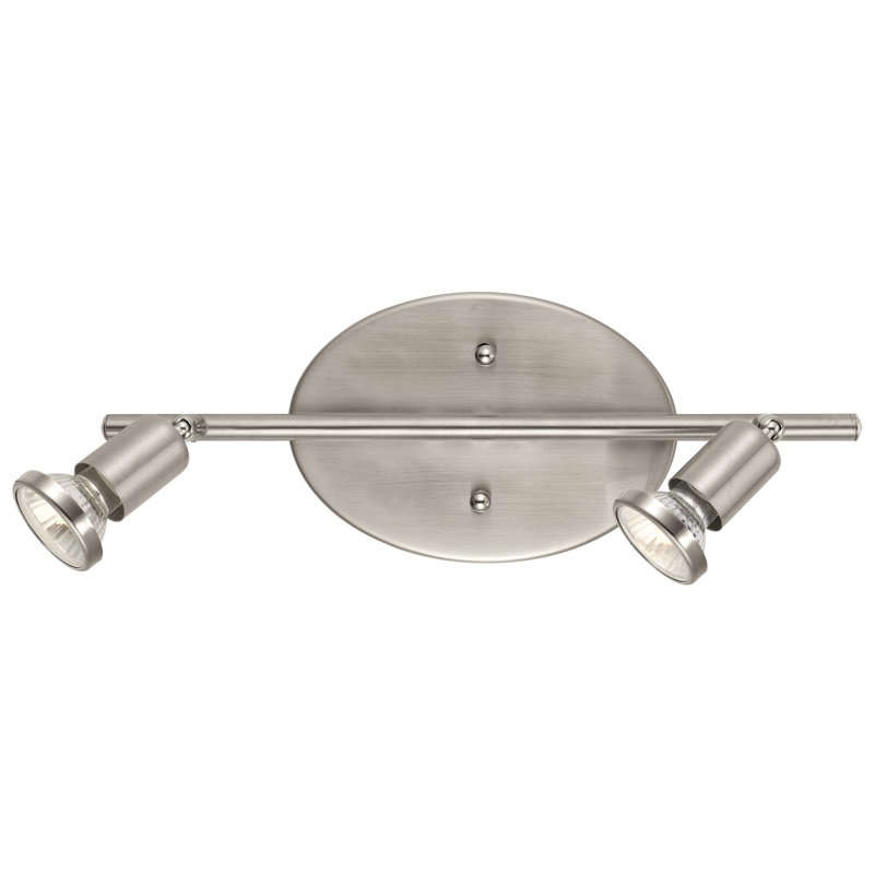 Nichols 14.21'' 2 -Light Fixed Track Track Kit with Dimmable and Adjustable Head