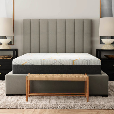King 12" Copper Gel Foam Mattress - Air Grid Base Appeal, Edge Support Memory Mattress, Support, Intriguing
