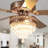 52" Crystal Ceiling Fan Fandelier with Lights,For Bedroom Kitchen Patio Remote Control-1604326137-1606101329