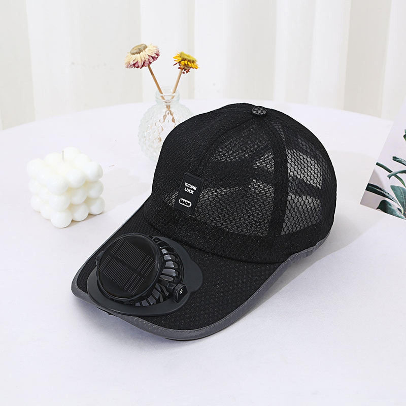 Kondieu Summer New Respirant Mesh Hat, Black