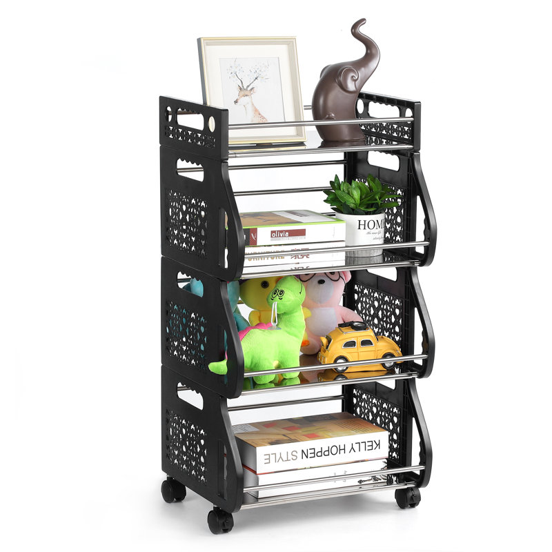 Jotyi 29.5'' H x 15.4'' W Utility Cart with Wheels