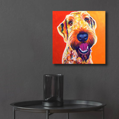 " Airedoodle - Hank " by Dawg Painter