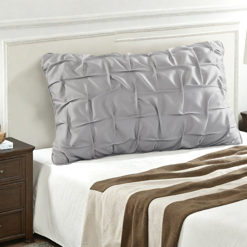 Luxurious Jacquard Bedding Set, Grey Polyester King Size Elegance