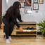 Armoire à chaussures Tucker, chêne-117565030