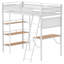 Lit mezzanine à 3 tablettes William