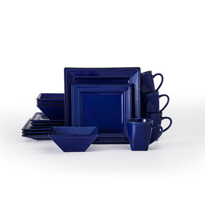Stoneware Dinnerware Set 16 Piece - Service for 4