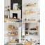 Earnhardt Painted Wood Floating Shelves, Bathroom Wall Shelves 2 Inches Thick-560674380-574557362