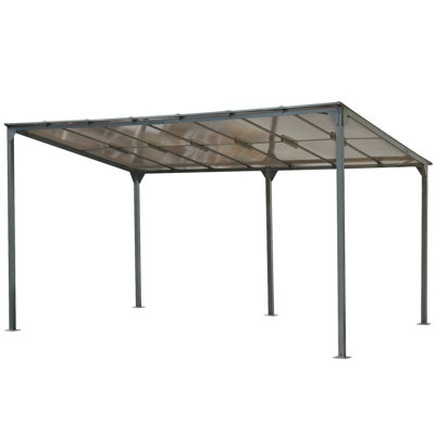 Pergola en métal avec auvent