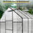 6x8 Polycarbonate Greenhouse For Outdoor Backyard Black