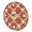 Horloge murale en bois à motif floral VI-63892831