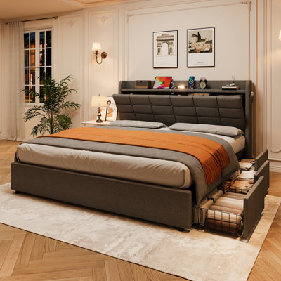 Upholstered Ottoman Bed