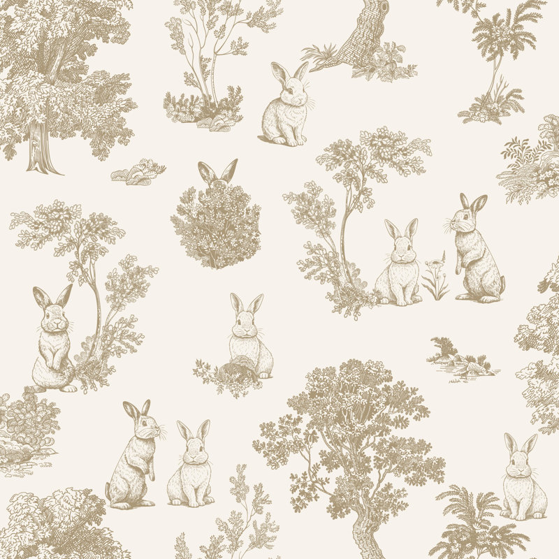 Toile de lapin Cottontails, Beige