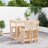 Avital Brayden Studio Bar Set with Wood Frame and Solid Wood Outer Material-568071361