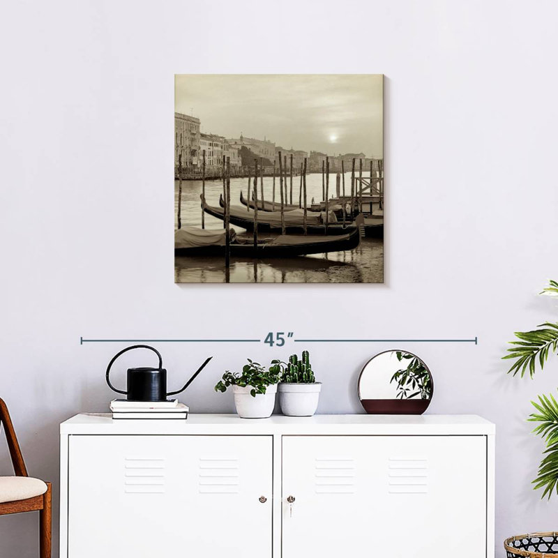 Mehar Venezia's Gondolas, 24" H x 24" W