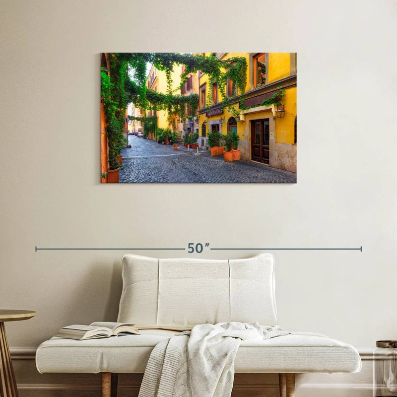 Senne Street In Trastevere, H 24 po x l 36 po