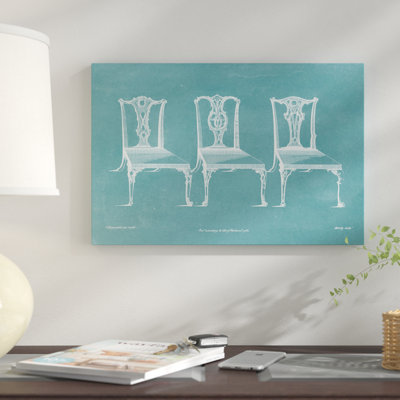 " Design For A Chair III " by Thomas Chippendale