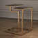 2 Piece C-Nesting Table Set-Brass