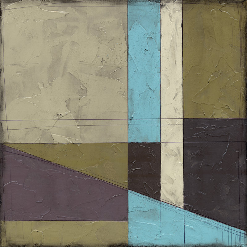 Geometric Sketch I by Jennifer Goldberger - Wrapped Canvas Painting, 30cm H x 30cm W x 3.8cm D