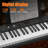 61 Key Keyboard Piano, with Pedal, Portable Electric Keyboard Teaching, 40.9" x 15.4" x 9.4"