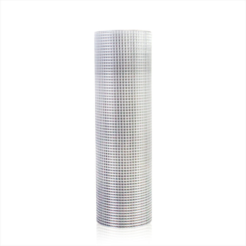 Rouleau de clôture en fil de fer soudé pour le jardin et la volaille, métal argenté, 36 x 100 pi, maille 1/4