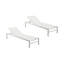 Ensemble de chaise longue inclinable de 77 po Isabella-1152101062