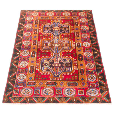 Teimani Red Rug 3'8" x 6'1"