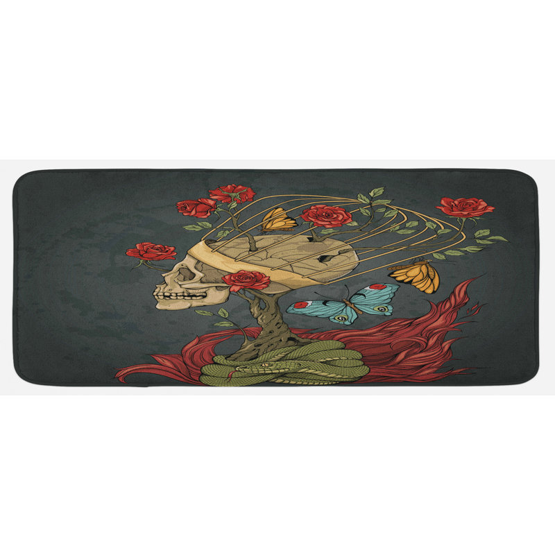 Tapis de cuisine crâne