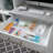 Simplify Long Rectangular Drawer Organizer In Clear