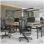 Fauteuil de direction double inclinable avec repose-pieds