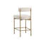 Seneca Upholstered Stool with Metal Frame-2022420577