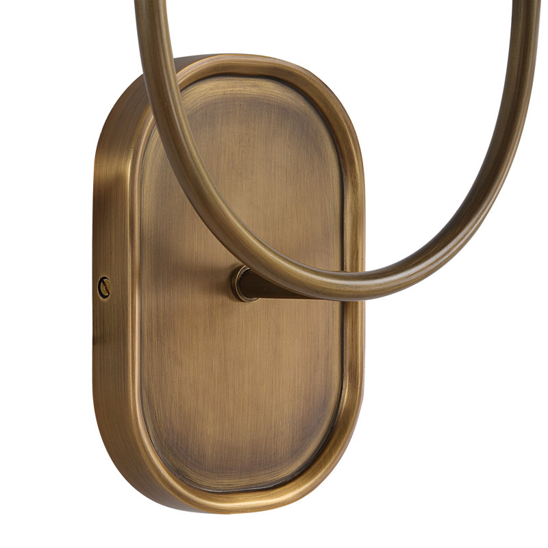 Maddie Wall Sconce, Brushed Brass