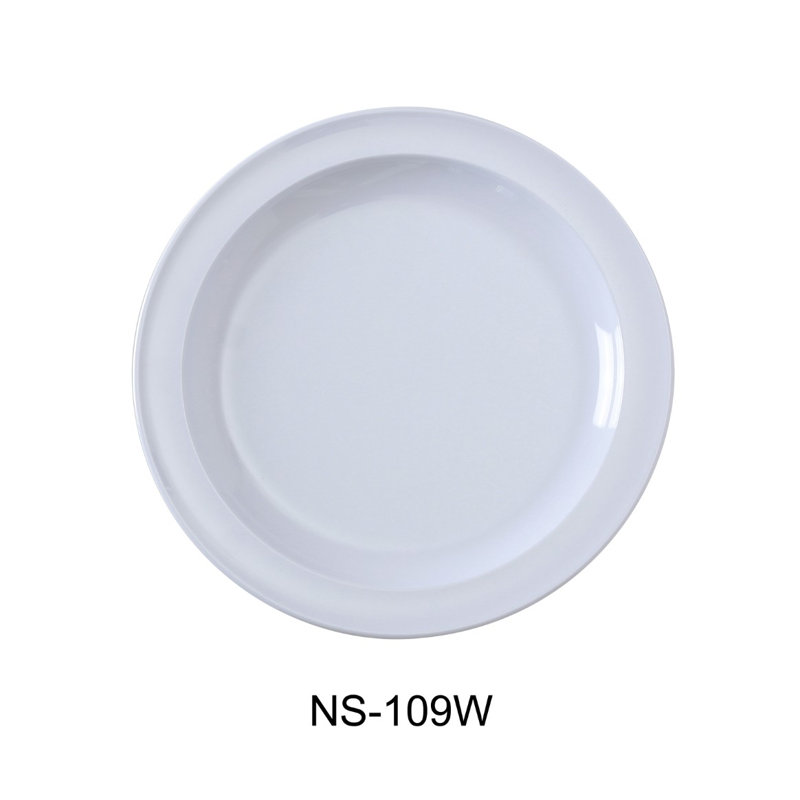 Plateau en mélamine Nessico, L 9,5 po x l 6,75 po x H 0,5 po, Blanc
