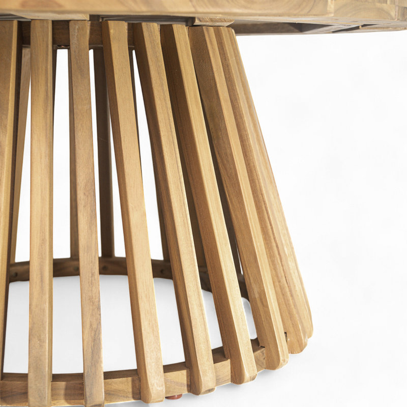 ENSEMBLE DE MEUBLES DE PATIO: LIT DE CLASSE 3 PLACES CLAREMONT + TABLE EN BOIS ACACIA, Gris