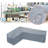Custom Size L-Shaped & V-Shaped Patio Sofa Cover – Heavy-Duty Waterproof Outdoor Sectional Protector
