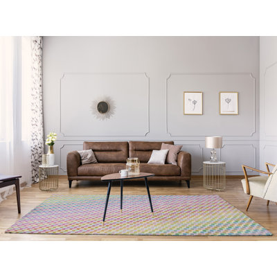 Chenille Geometric Indoor Rug