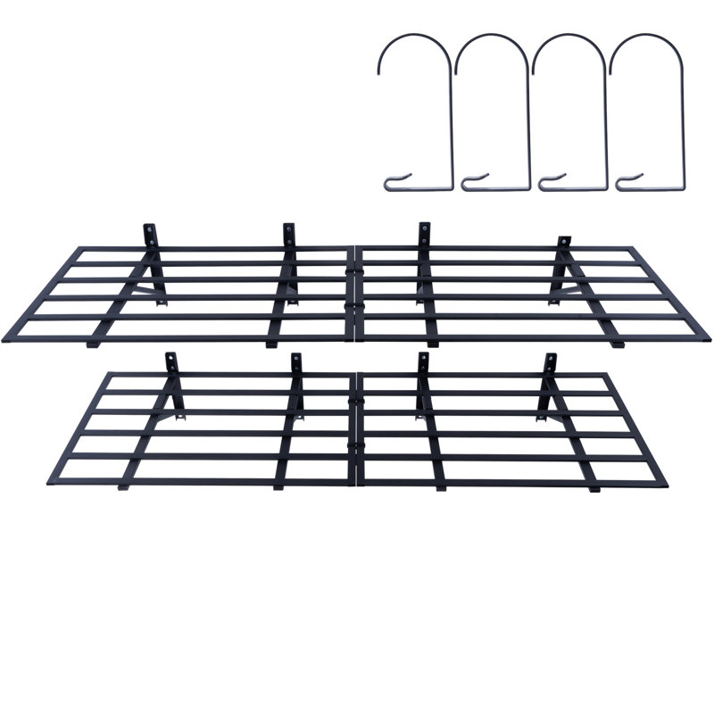 72'' W Metal Wall Mounted Shelving Unit