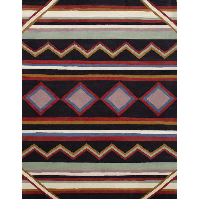Mesa Wool Southwestern Area Rug, Runner 3' x 6'
