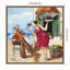 «Wine and Music» par Ronald West, reproduction d'art sur toile encadrée-1287285703