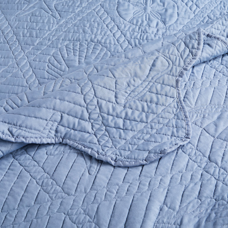 Taupe Reversible Microfiber Full Quilt Set
