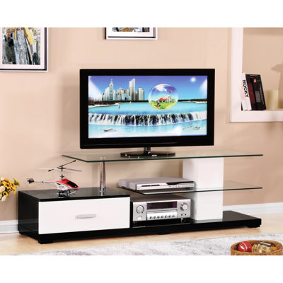 Ivana  &  Finish TV Stand, Durable & Space-Saving Design, Elegant Decor For Living Room & Bedroom