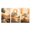 «Full Moon River Glow Retro Landscape», 3 pièces-268365114-268365117