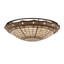 Fleur-de-Lite 8 - Light Semi Flush Mount