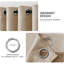 Aspire Homeware 100% Velvet Eyelet Room Darkening Curtains Pair for Soft and Elegant Window Look-1347672676-1347672673