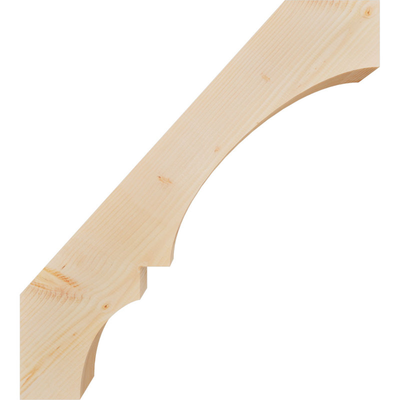 Genouillère Balboa, Sapin de Douglas, Lisse, H 40 po x l 5,5 po x P 36 po