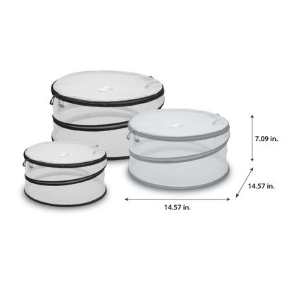 Kitchen Details 3 - Piece Mesh & Wire Cover Set