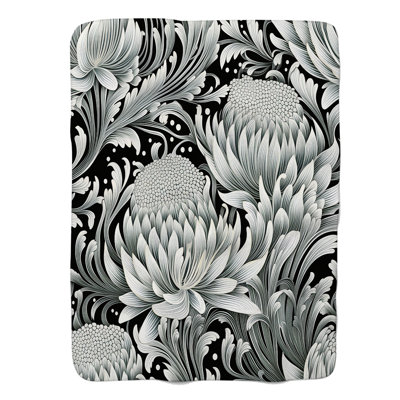 Majestic Florals - 1 Piece Premium Blanket