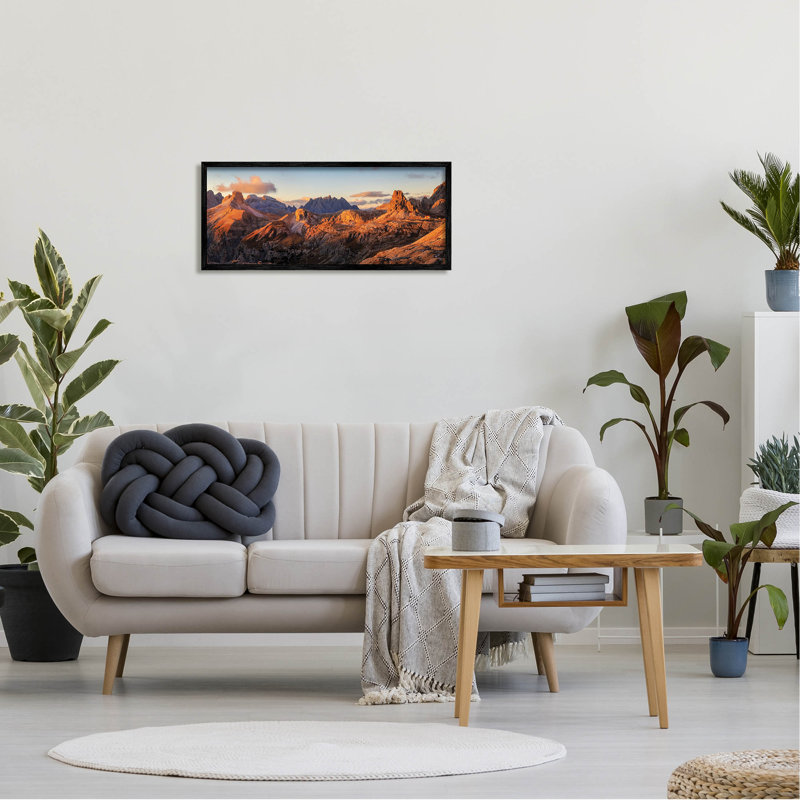 Art panoramique giclée par Martin Podt, Cadre noir, H 13 po x l 30 po x P 1,5 po