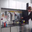 Armoire de garage murale en bois-947952933